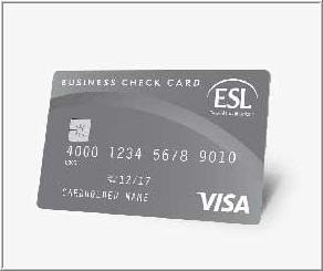 Business Debit Card | esl.org